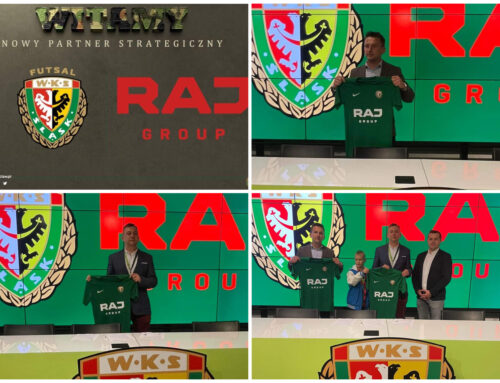 RAJ-GROUP nowym partnerem strategicznym WKS Śląsk Futsal Wrocław